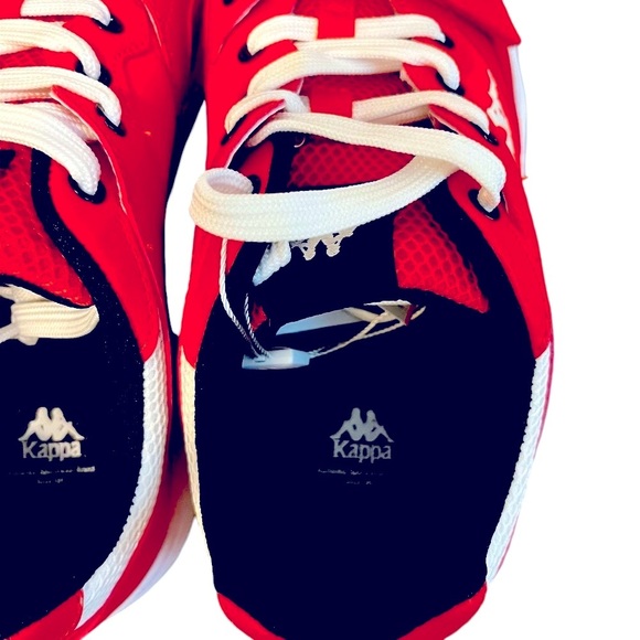 Authentic Kappa Atlanta 5 Red & White Tennis Shoe Sneaker Size: 9 - Picture 5 of 6